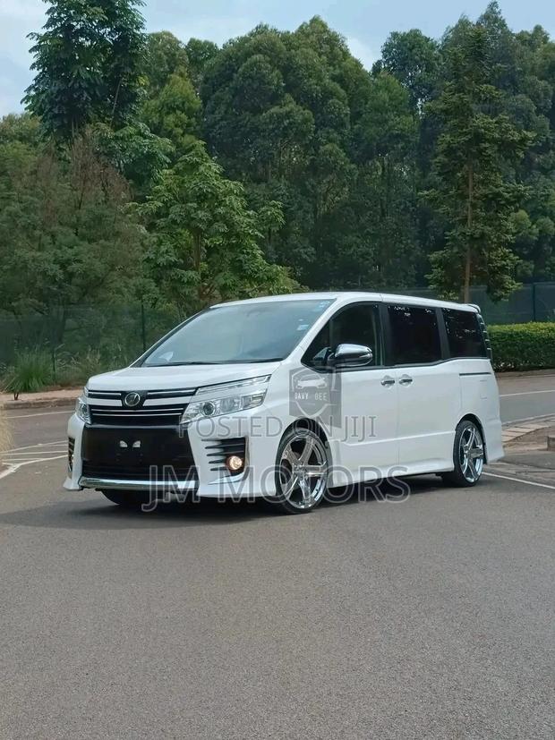 White 2016 Toyota Voxy: Efficient & Comfortable MPV
