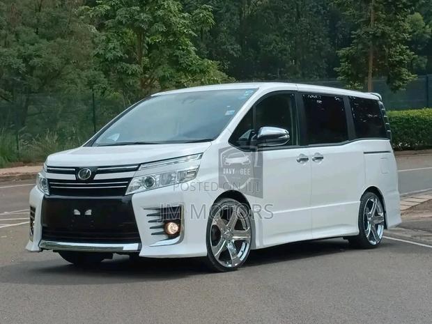 White 2016 Toyota Voxy: Efficient & Comfortable MPV