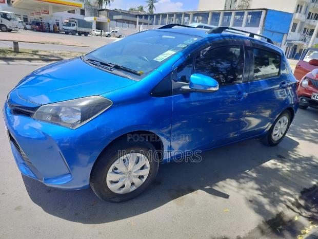 2015 Toyota Vitz in Blue - Compact, Efficient, and Fun to Drive!
