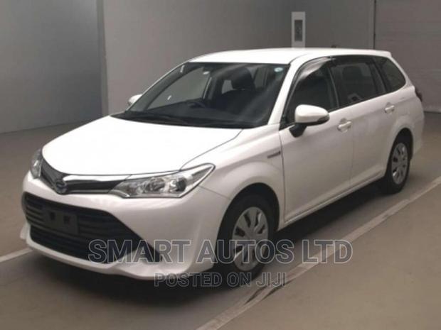 White 2016 Toyota Corolla Fielder: Affordable Luxury