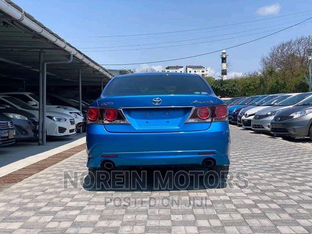 Pre-owned 2017 Toyota Mark X Blue - Sedan with Luxury Features