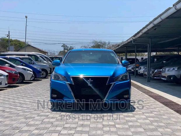 Pre-owned 2017 Toyota Mark X Blue - Sedan with Luxury Features
