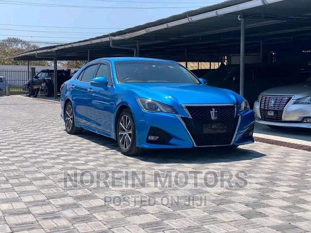 Pre-owned 2017 Toyota Mark X Blue - Sedan with Luxury Features