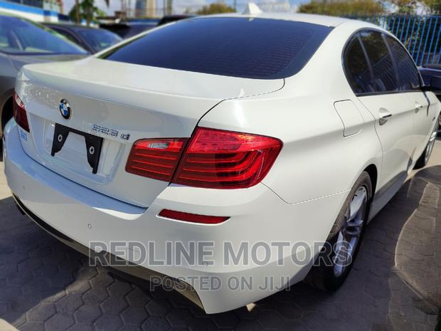 White BMW 524d 2016 - High-End Diesel Sedan Up for Grabs
