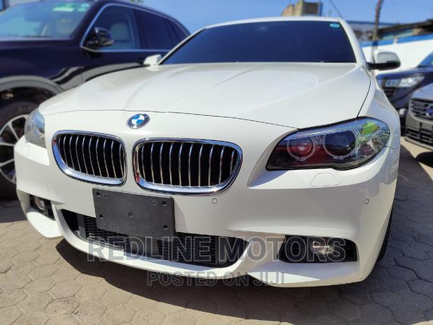 White BMW 524d 2016 - High-End Diesel Sedan Up for Grabs