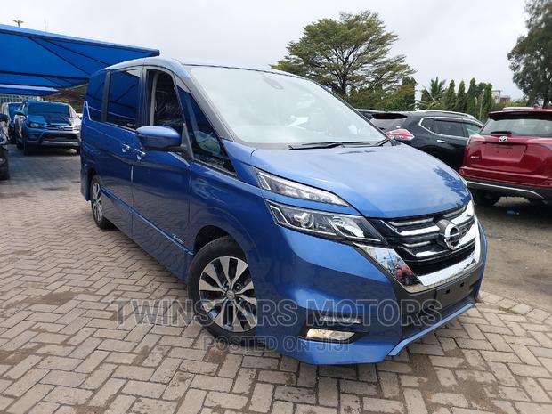 Blue 2017 Nissan Serena: Comfortable & Stylish MPV