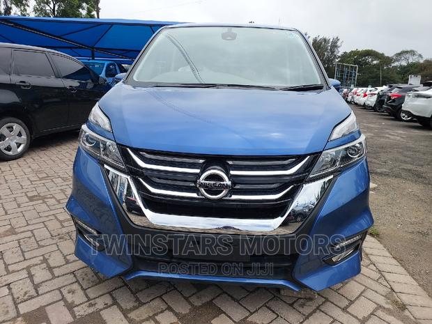 Blue 2017 Nissan Serena: Comfortable & Stylish MPV