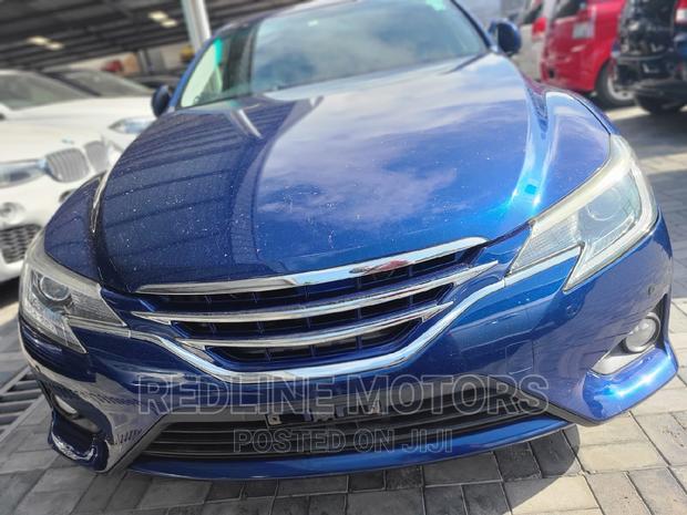 2016 Toyota Mark X in Blue: Spacious Sedan