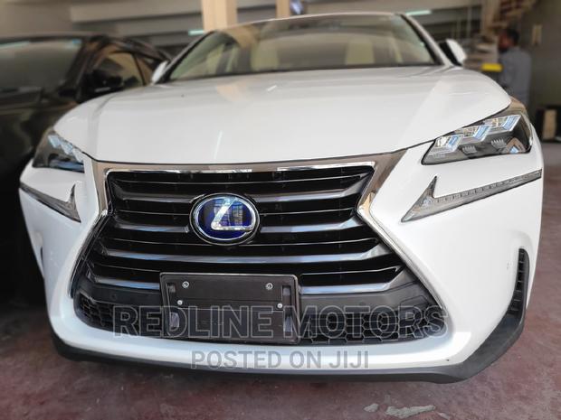 2017 Lexus NX 300h Base 4x4 in white, powerful 2.5L 4-cylinder engine, smooth 2-speed automatic transmission