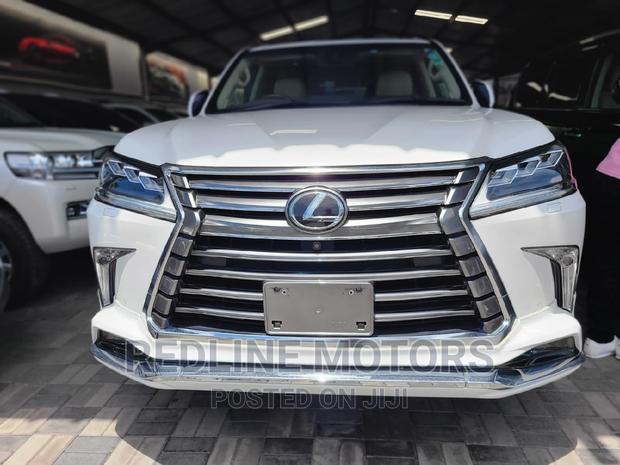 White 2017 Lexus LX 570 Luxury SUV Available