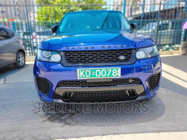 2017 Land Rover Range Rover Sport SVR 4x4 - High-Performance 8-Speed Automatic, Blue Exterior
