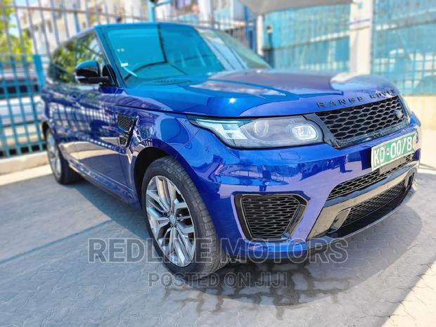 2017 Land Rover Range Rover Sport SVR 4x4 - High-Performance 8-Speed Automatic, Blue Exterior