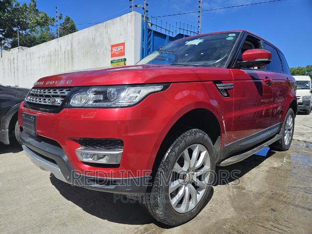 2016 Red Land Rover Range Rover Sport HSE 4x4 with 3.0L 6-cylinder engine and 8-speed automatic transmission