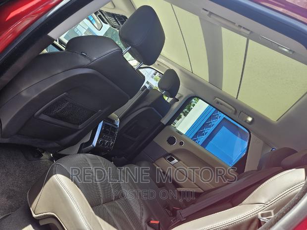 2016 Red Land Rover Range Rover Sport HSE 4x4 with 3.0L 6-cylinder engine and 8-speed automatic transmission