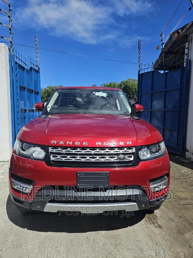 2016 Red Land Rover Range Rover Sport HSE 4x4 with 3.0L 6-cylinder engine and 8-speed automatic transmission