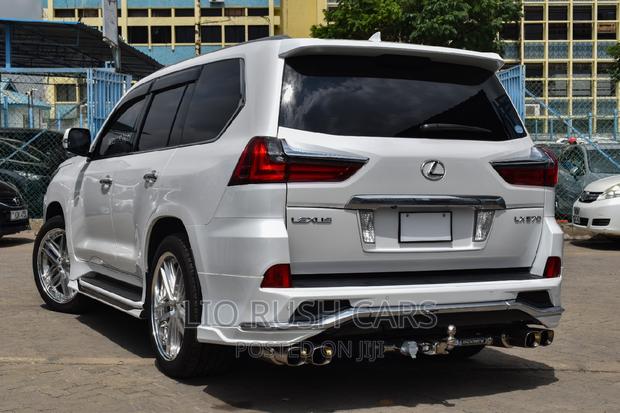 White 2017 Lexus LX 4WD: Power and Style Combined
