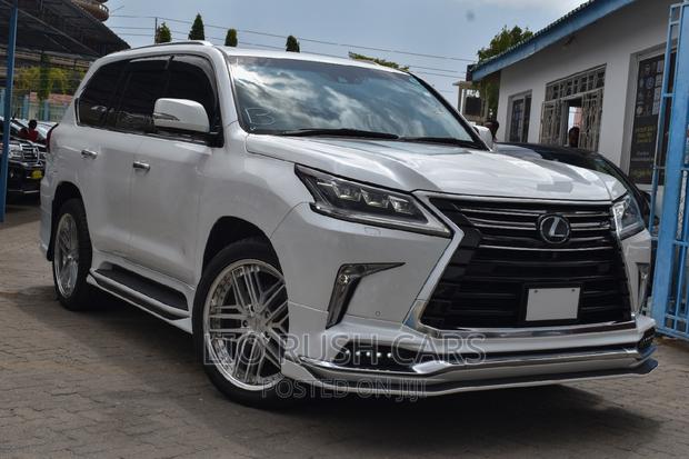 White 2017 Lexus LX 4WD: Power and Style Combined