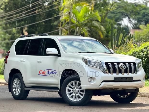 White 2016 Toyota Land Cruiser Prado 3.0 D-4D (172 HP) - Powerful Adventure Awaits