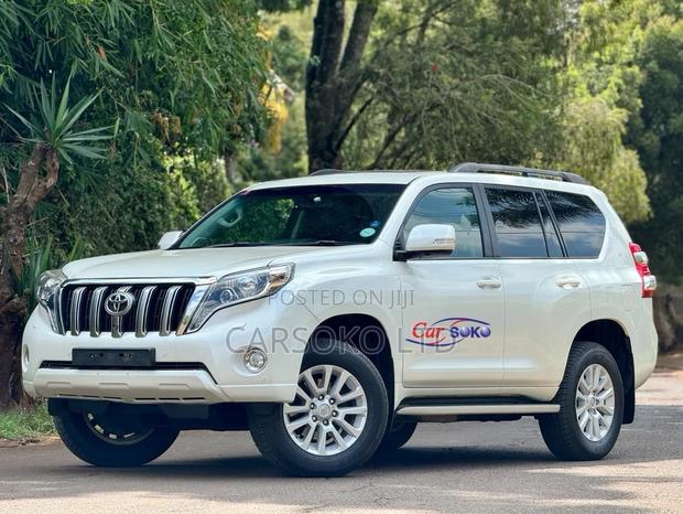 White 2016 Toyota Land Cruiser Prado 3.0 D-4D (172 HP) - Powerful Adventure Awaits