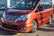 Red 2016 Nissan Serena: Comfort, Style, and Space for All for sale
