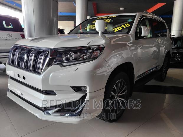 White Toyota Land Cruiser Prado 2.8D 2018 - Your Perfect Off-road Companion