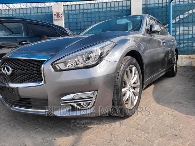 Gray Nissan Fuga 2016: Pre-owned Sedan with Style and Comfort