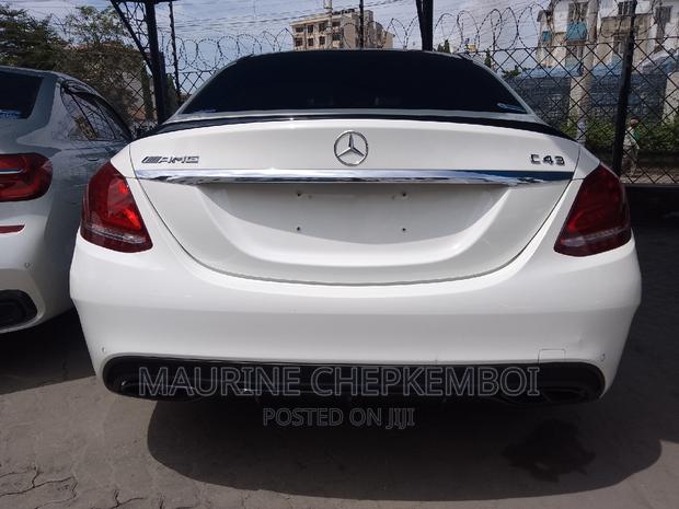 White 2017 Mercedes-Benz C43 AMG Performance Sedan