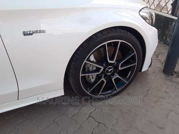 White 2017 Mercedes-Benz C43 AMG Performance Sedan