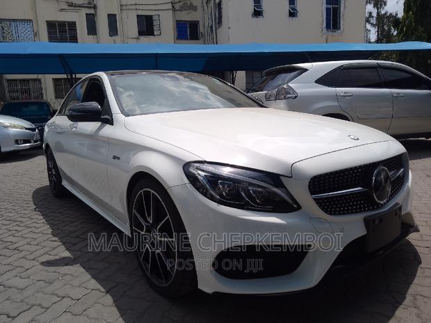 White 2017 Mercedes-Benz C43 AMG Performance Sedan