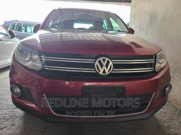 2016 AWD 4MOTION Red Volkswagen Tiguan R-Line - Luxury SUV with Power