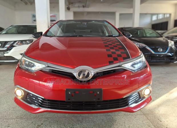 Red 2017 Toyota Auris: Spacious and Efficient Compact Sedan