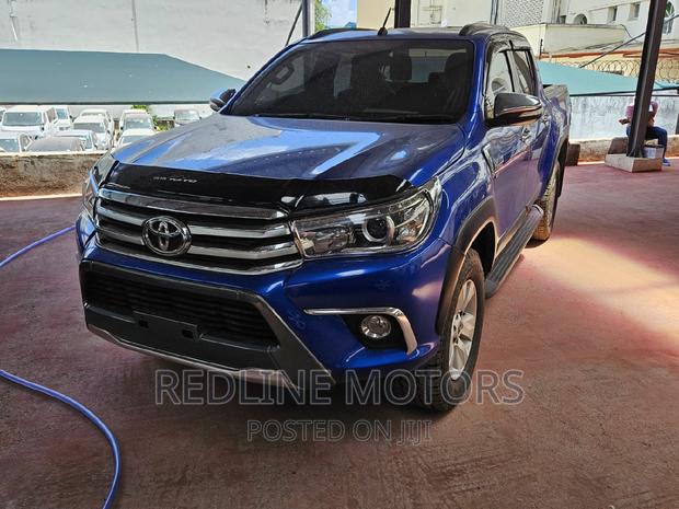 Blue 2017 Toyota Hilux: Stylish and Durable Pickup Truck for All Terrains