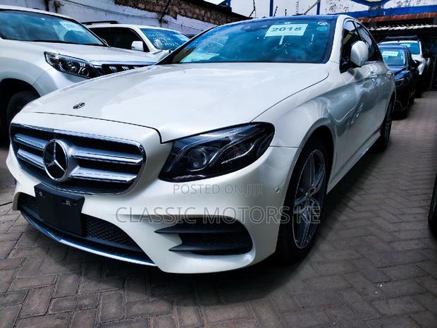 White 2018 Mercedes-Benz E250: Affordable Premium Car