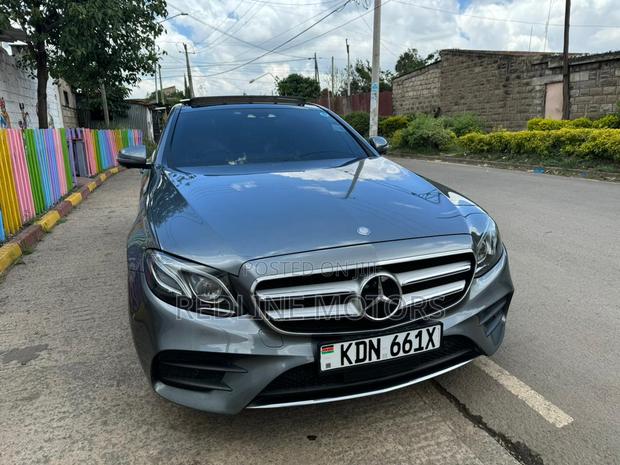 Gray Mercedes-Benz E200 2017: Luxury Car, Great Value