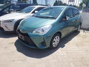 Green Toyota Vitz 1.5L Hybrid 2017 - 5-Door Hatchback for sale