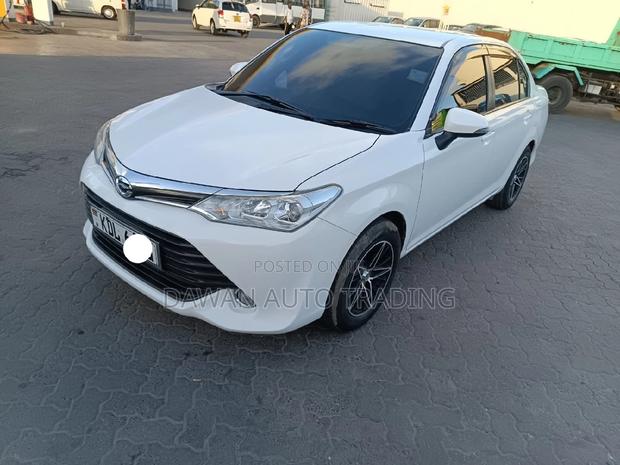 2015 Toyota Axio White Sedan - Comfortable Ride