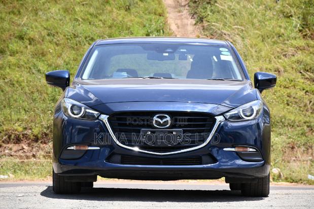 Blue Mazda Axela 2017: Modern Compact Sedan with Style