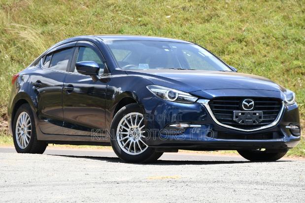 Blue Mazda Axela 2017: Modern Compact Sedan with Style