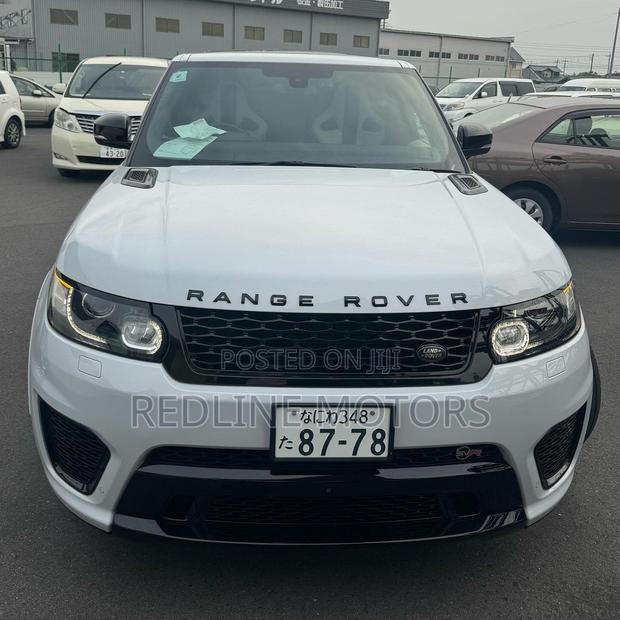 2017 White Land Rover Range Rover Sport SVR 4x4 - Powerful 5.0L 8-cylinder Engine