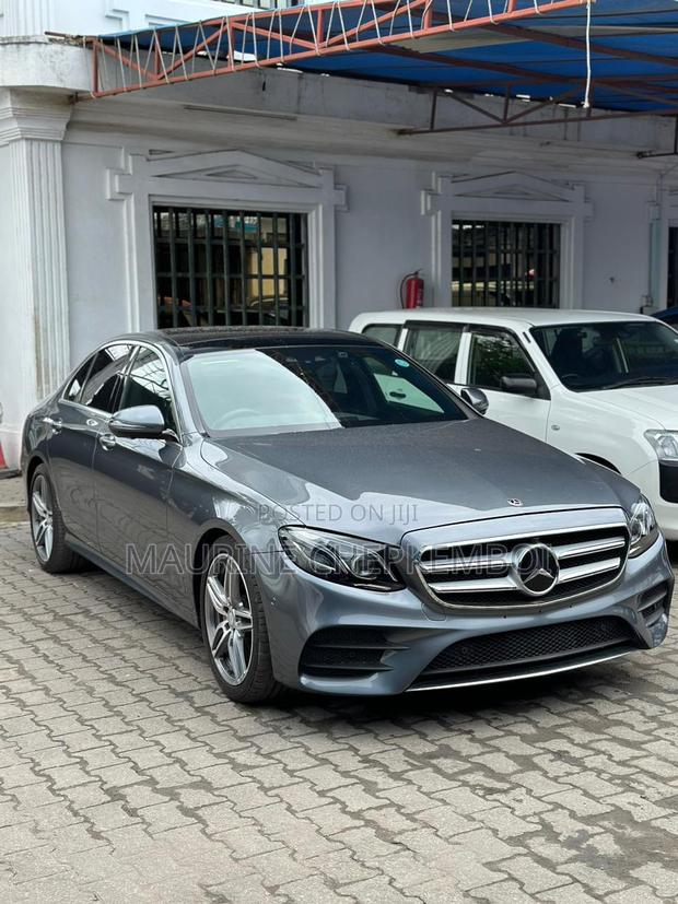 Gray Mercedes-Benz E200 2018 - Affordable Luxury