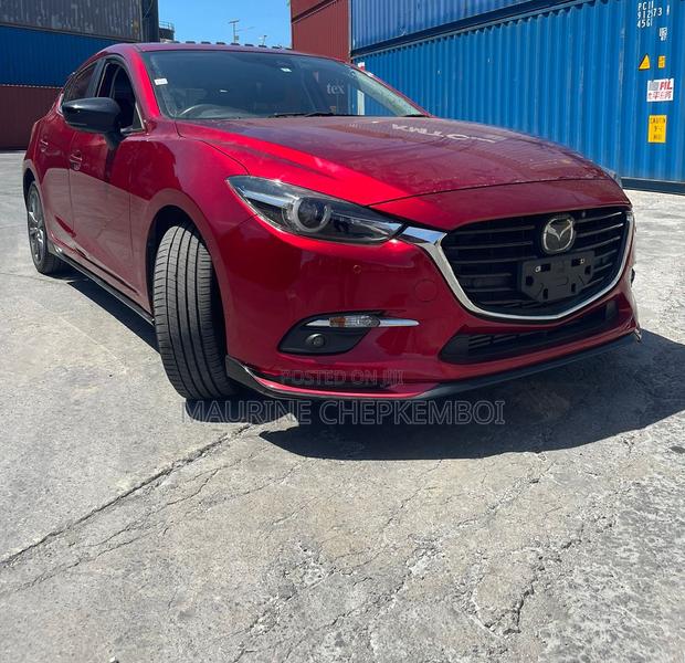 2018 Mazda Axela Burgundy Red Hatchback