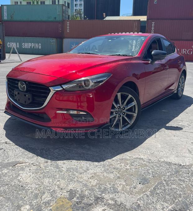 2018 Mazda Axela Burgundy Red Hatchback