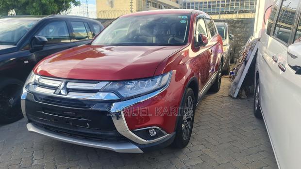 2017 Red Mitsubishi Outlander: Spacious SUV Available
