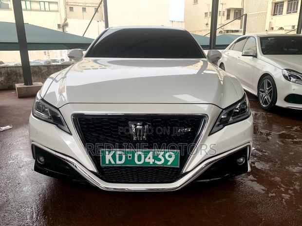 White 2019 Toyota Crown: Modern and Sophisticated