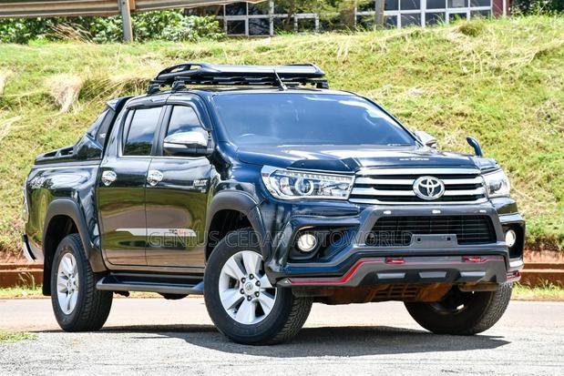 2017 Black Toyota Hilux: Durable Pickup Truck with Elegance