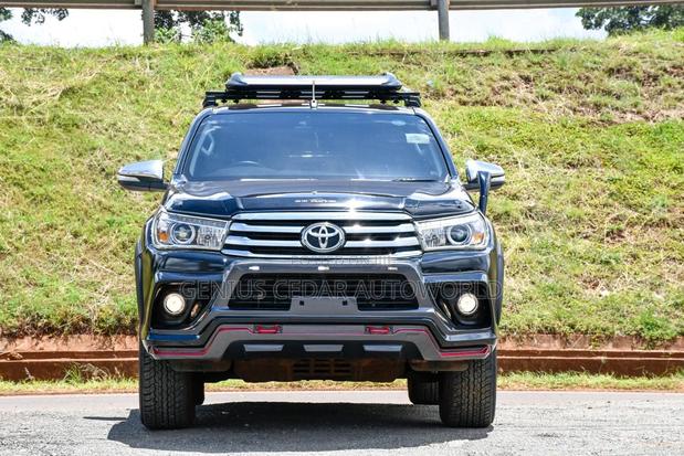 2017 Black Toyota Hilux: Durable Pickup Truck with Elegance