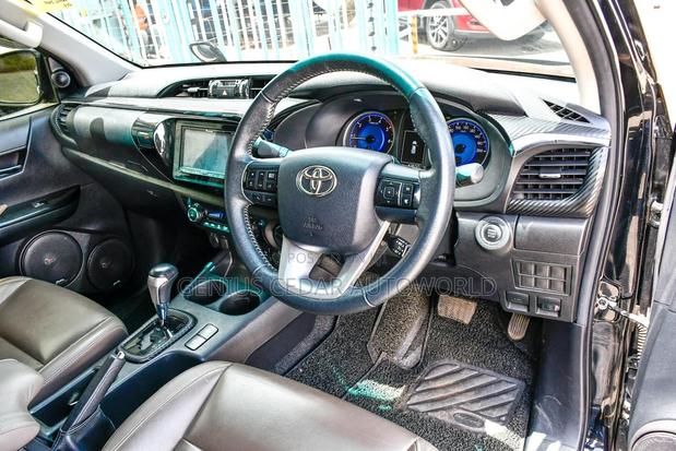 2017 Black Toyota Hilux: Durable Pickup Truck with Elegance