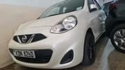 White 2016 Nissan March Hatchback - Affordable Used Car for sale