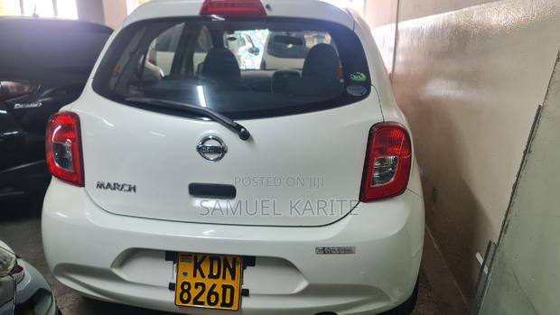 White 2016 Nissan March Hatchback - Affordable Used Car