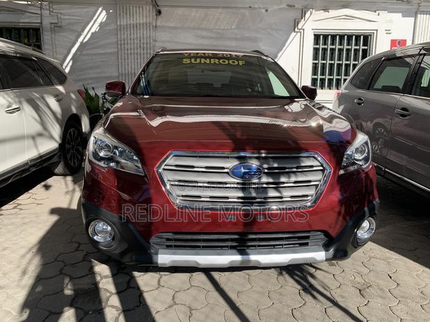 2017 Subaru Outback in Red with AWD